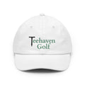 T Logo Dad Hat — Minimalist Green Embroidered Cap